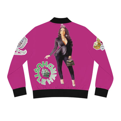 Women's Bomber  Hustle Jacket (AOP)