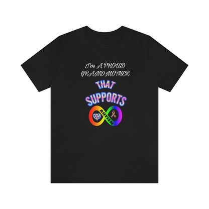 Unisex Jersey  Support Autism Sleeve Tee