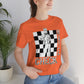 Unisex Jersey Short Check mate  Tee