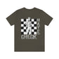 Unisex Jersey Short Check mate  Tee