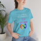 Unisex Jersey  Support Autism Sleeve Tee
