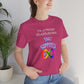 Unisex Jersey  Support Autism Sleeve Tee