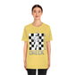 Unisex Jersey Short Check mate  Tee