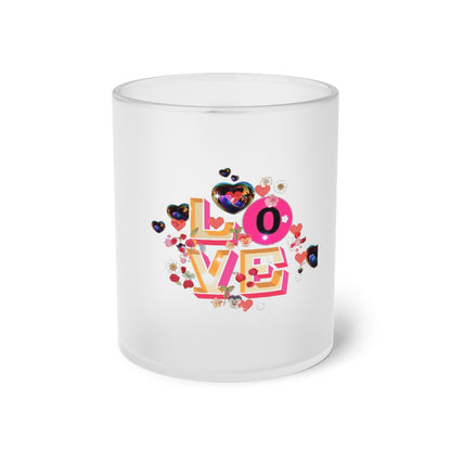 Frosted Glass luv mug