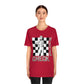Unisex Jersey Short Check mate  Tee