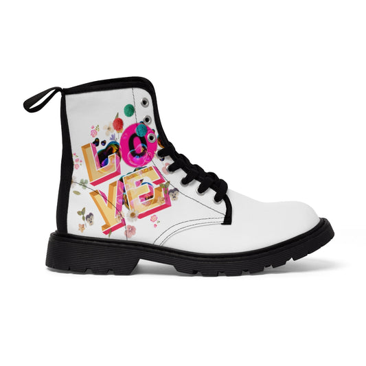 Women's Canvas Love boots