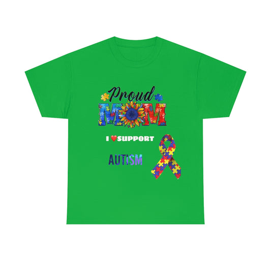 Unisex Heavy   Support Autism Cotton Tee