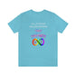 Unisex Jersey  Support Autism Sleeve Tee