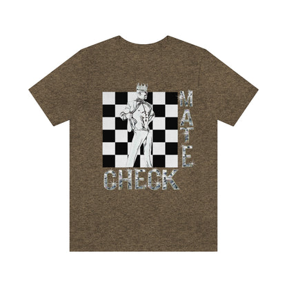 Unisex Jersey Short Check mate  Tee