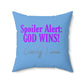 Spun Polyester Square Pillow