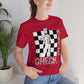 Unisex Jersey Short Check mate  Tee