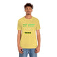 Unisex Jersey Short Sleeve Toxic Tee