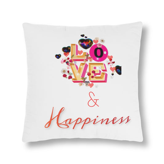 Love and Happiness Waterproof Pillows